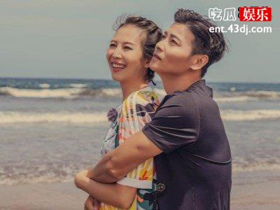 蔡少芬微博账号被盗事件，本人丝毫不在意和家人海边度假幸福美满！