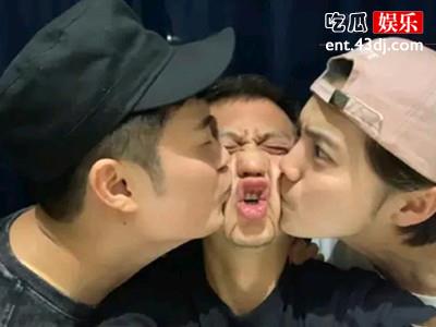 邓超鹿晗陈赫三人互吻 还说被逼还头像