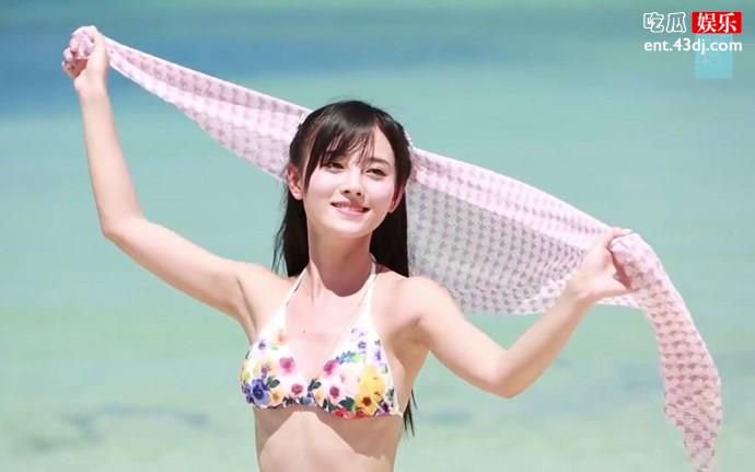 鞠婧祎比基尼性感诱惑