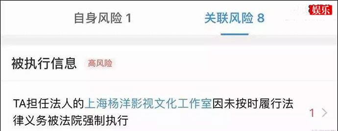 杨洋被列入执行人名单