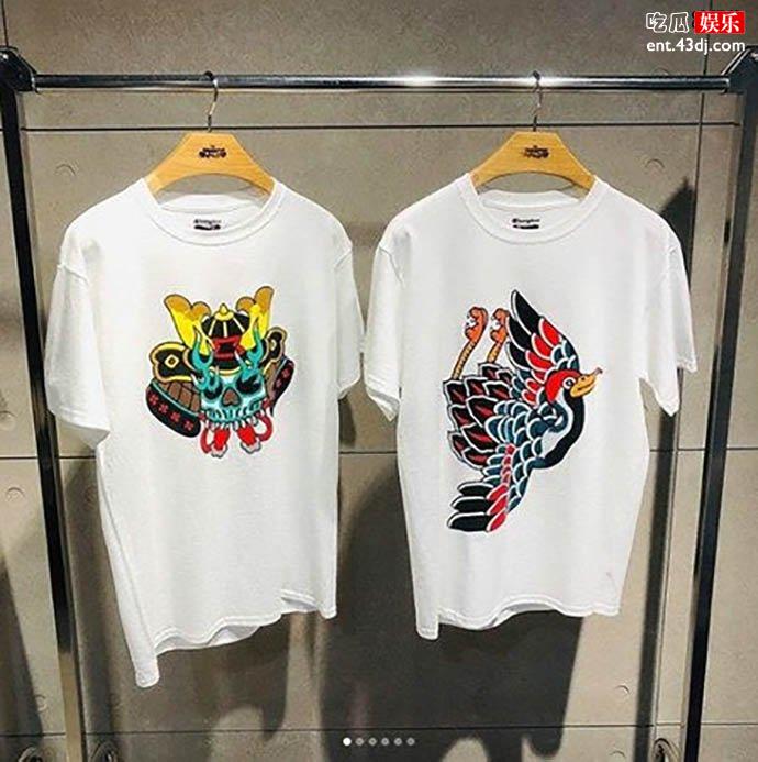 被盗用设计的Ｔ恤