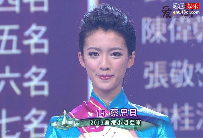 2013港姐亚军蔡思贝