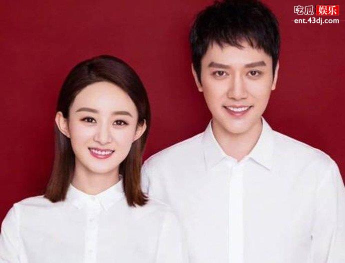 赵丽颖与老公冯绍峰结婚照