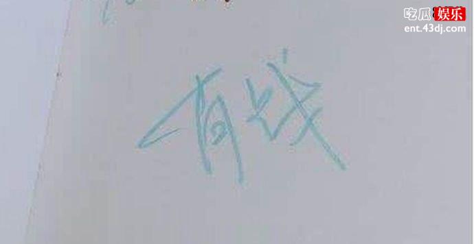 肖战签名