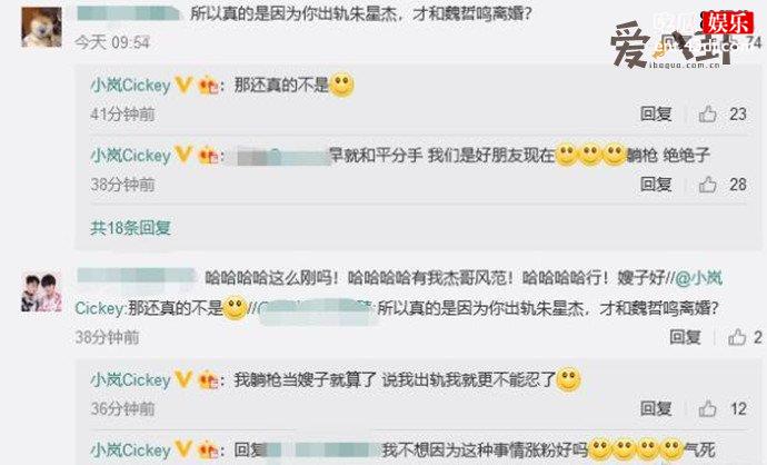 王小岚否认与朱星杰恋情