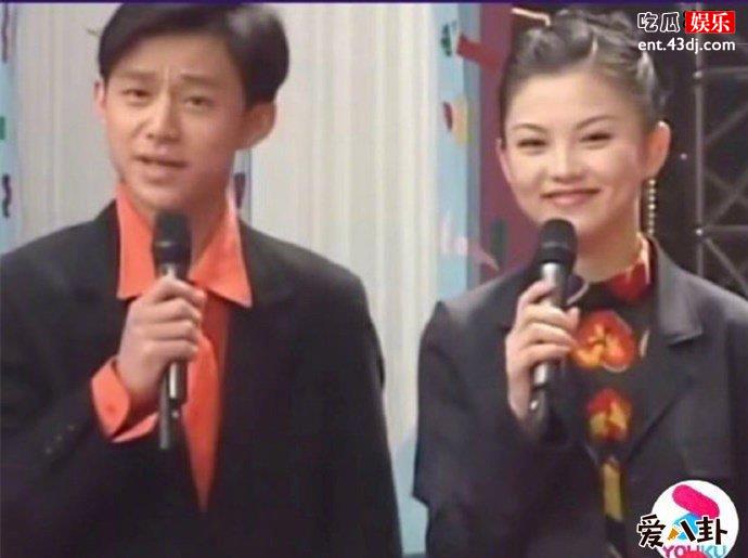 李湘与何炅主持快乐大本营