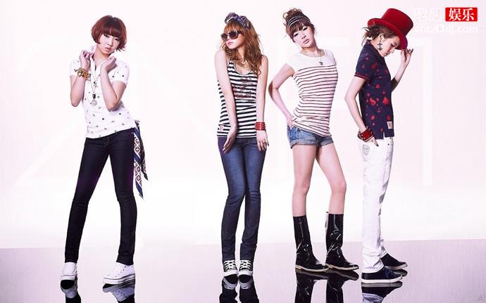 韩国女团2ne1合照