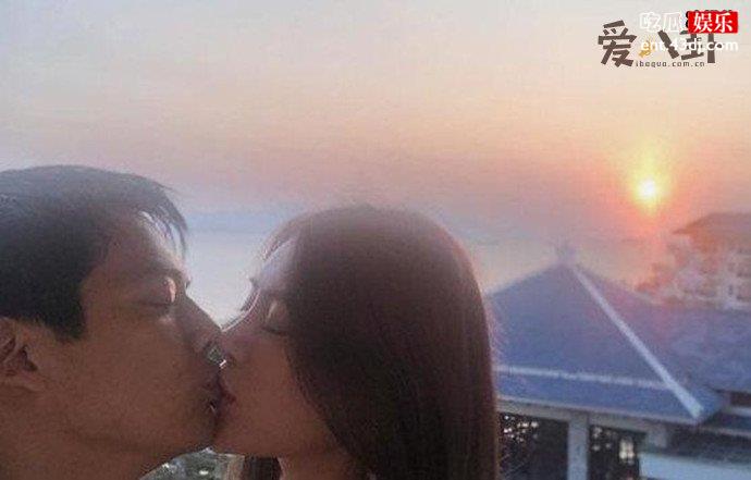高圣远和新女友的亲吻照