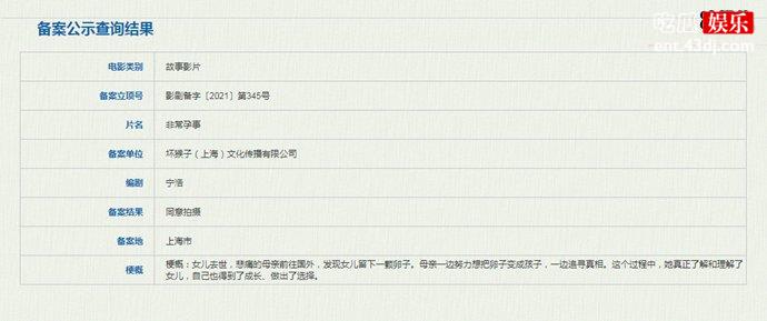 宁浩新片《非常孕事》立项