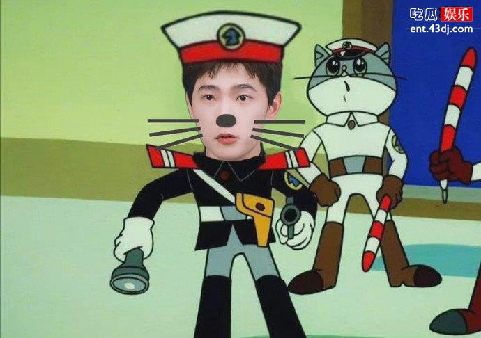 杨洋最想cos的角色黑猫警长