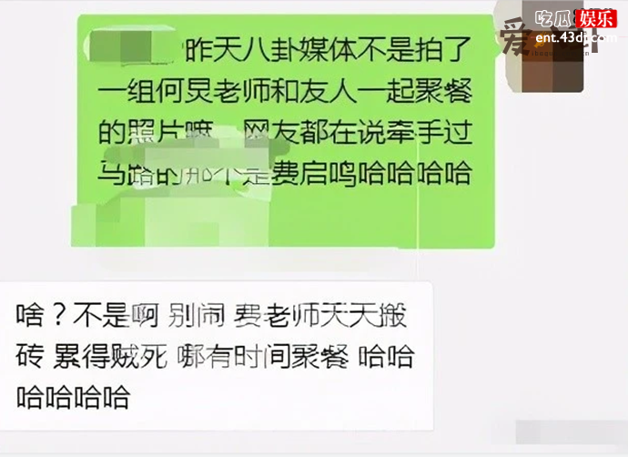 有网友向费启鸣方求证消息