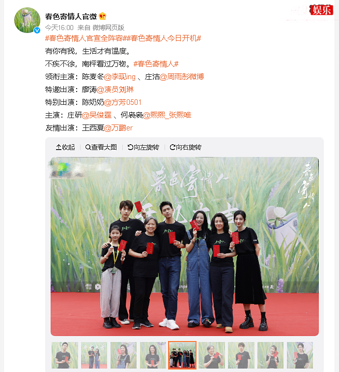 春色寄情人官宣全阵容